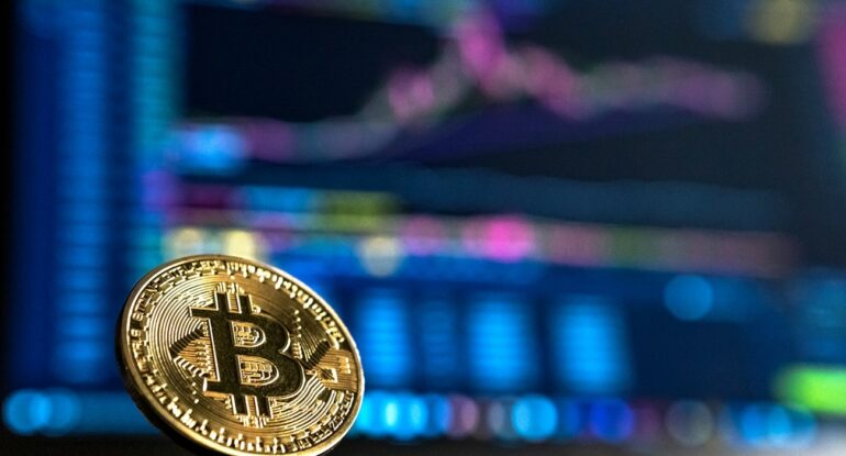 Bitcoin Mining Concept. 3D illustration Bitcoin Mining Concept. 3D illustration
